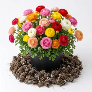 30 Purple Ranunculus Bulbs - Perennial Summer Flowering Corms - Image 2