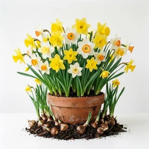 50 Colorful Daffodil Bulbs - Mixed Narcissus Flowers for Spring Planting, Size 12-16 Cm - Image 1