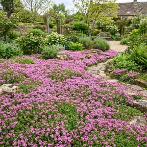 50,000 Pink Creeping Thyme Seeds - Fragrant Ground Cover Perennial - Image 5