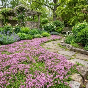 50,000 Pink Creeping Thyme Seeds - Ground Cover Perennial Wild Thyme - Image 2