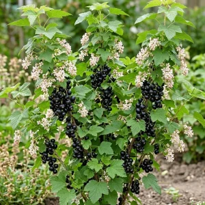 Consort Black Currant Live Plant - 6-12" Dormant Shrub, Cold Hardy, Zone 3-8 - Image 1
