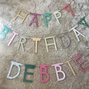 Custom Handmade Holiday Party Banner - Personalized Celebration Decor - Image 8