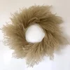 Dried Pampas Grass Wreath - Natural Decor, 1.5'x1.5' - Image 1
