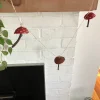 Mushroom Garland - Handmade Natural Material Decor - 7ft Total Length - Image 1