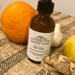 Organic Fire Cider Tonic - ACV Wellness Blend - 2 Fl. Oz. Bottle - Image 1