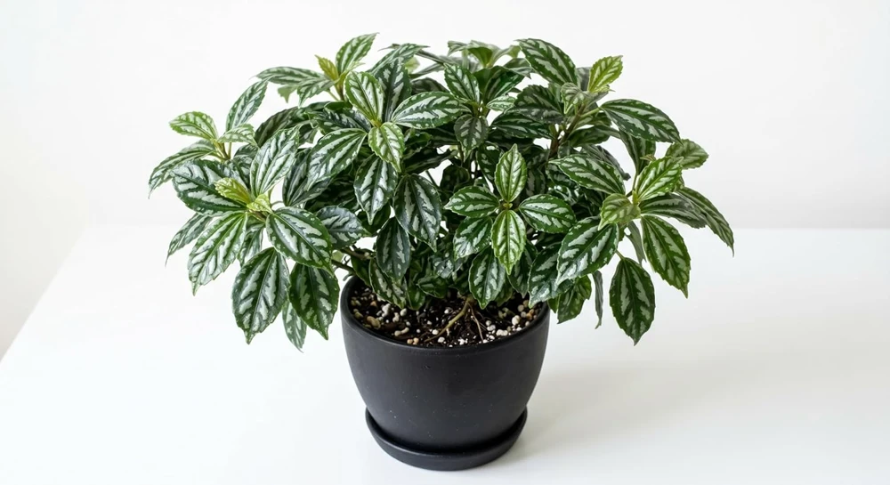 Pilea Watermelon Live Plant - 4 inch Pot - Indoor Houseplant Decor - Image 1