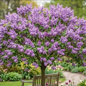 Purple Lilac Bush Live Plant – Lavender Purple Flowers – 4 inch Pot – Outdoor Shrub - Image 3
