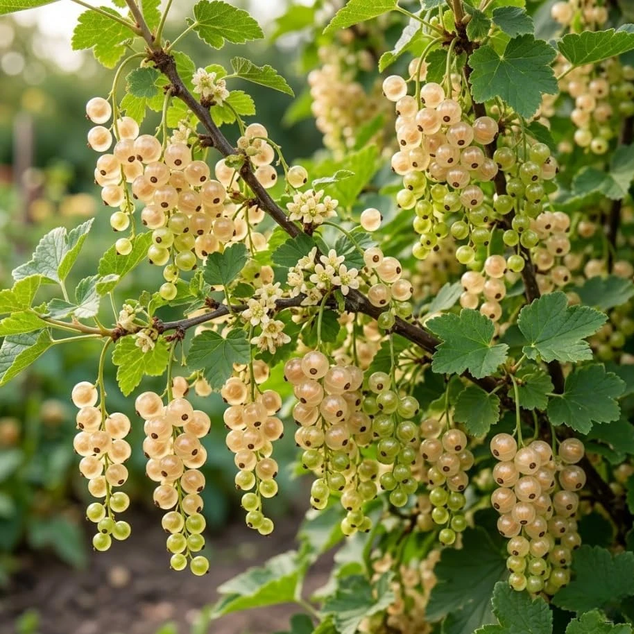 White Currant Live Plant – Cold Hardy Fruiting Shrub – 6-12" Tall - Image 3