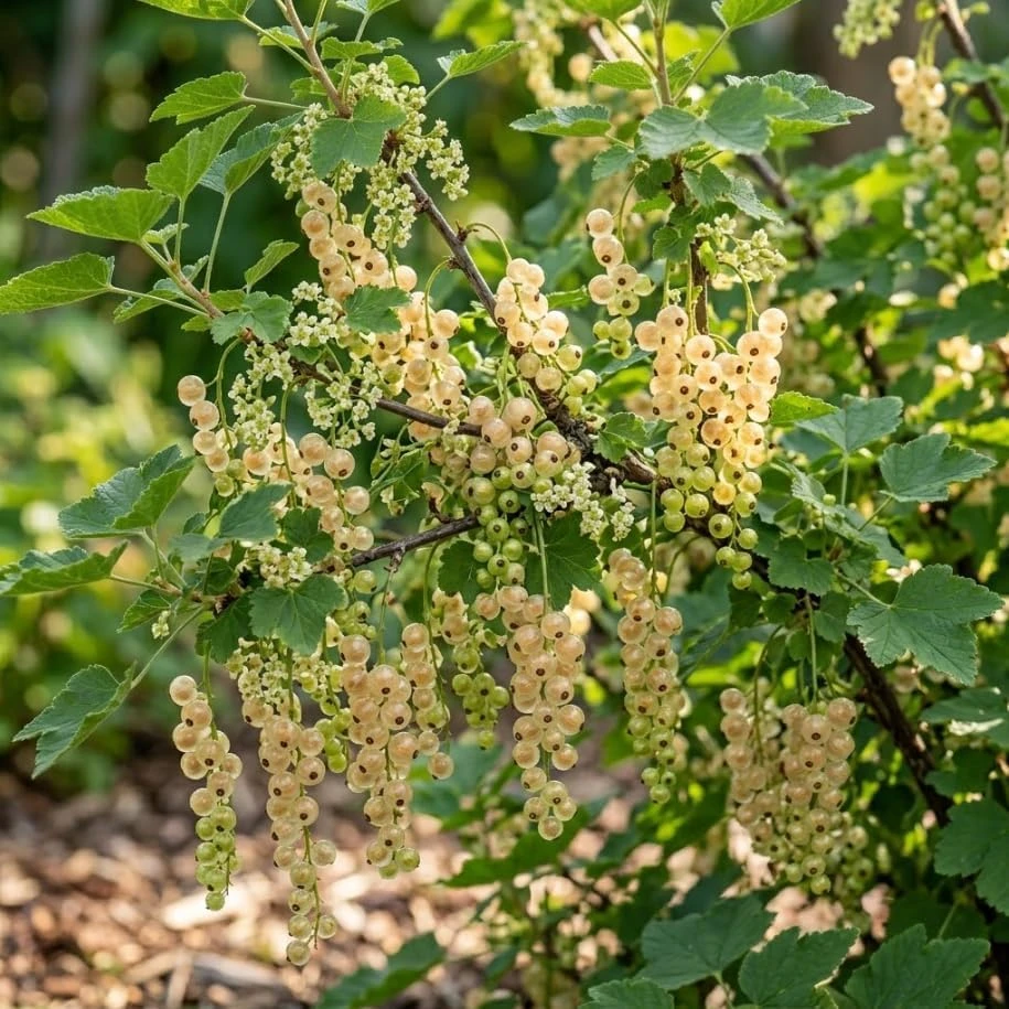 White Currant Live Plant - Cold Hardy Shrub, Dormant, 6-12" Tall, Zones 3-8 - Image 4