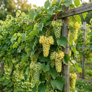 White Grape Vine Live Plant - Sweet Grapevine, Dormant, 6-12 inches Tall - Image 1