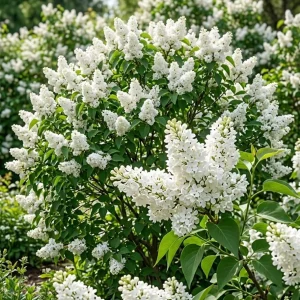 White Lilac Bush Live Plant - Fragrant Syringa Flowers, 4-inch Pot, Outdoor - Image 4