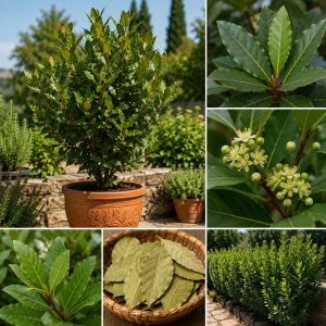Bay Leaf Tree Live Plant 8-10 Inch Tall - Laurus Nobilis Herb for Cooking & Garden
