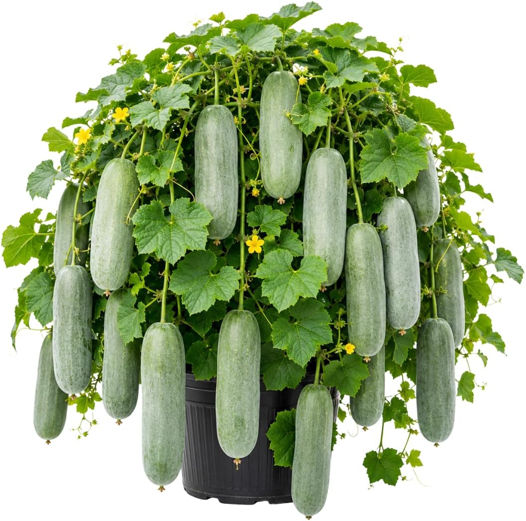 Melon Fruit Live Plant - 4 Inch Pot, Warm Season Vine, Edible Fruit