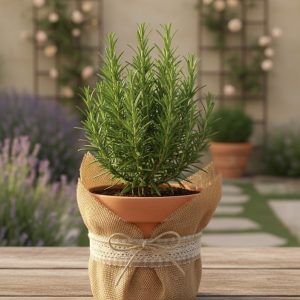 Rosemary Live Plant – 6-8 Inch Tall Fragrant Herb for Indoor & Outdoor