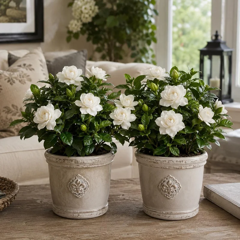 Frostproof Jasmine Live Plant – 2-Pack, Fragrant White Flowering Vine, 4-6 inches Tall, Outdoor - Image 1