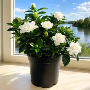 Frostproof Jasmine Live Plant, Fragrant White Flowering Vine, 4-6 Inches Tall, Outdoor - Image 1