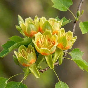 2 Pack Tulip Poplar Live Plant 8-12