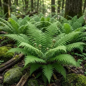 5 Hay Scented Fern Rhizomes Green Ferns Live Plants, Fresh Perennial Ferns 3-6