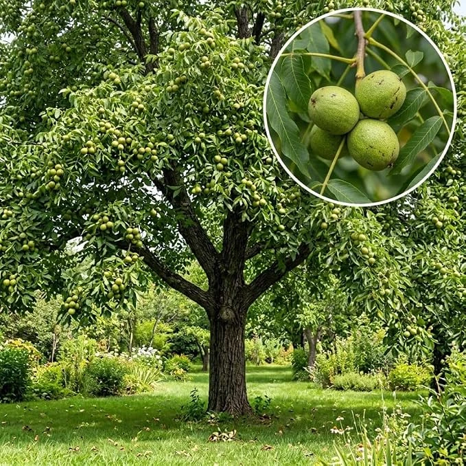 American Black Walnut Live Tree Plant 6-12" Tall, 4" Pot, Cold Hardy, Shade & Nut Tree - Image 7