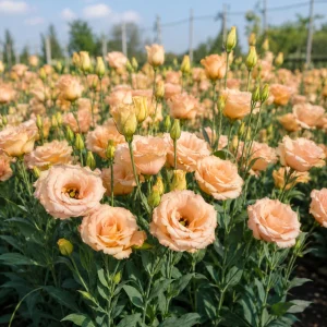 Apricot Eustoma Lisianthus Seeds - 20 Seeds - Double Rose-Like Blooms - Cut Flower - Image 6