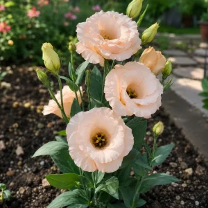 Apricot Eustoma Lisianthus Seeds - 20 Seeds - Double Rose-Like Blooms - Cut Flower - Image 8