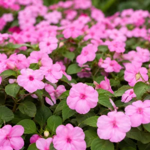 Beacon Light Pink Impatiens Seeds - 20 Seeds - Soft Pink Shade Garden Annual Flowers - Image 4