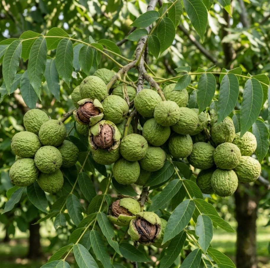 Black Walnut Tree Live Plant, 6-12" Tall in 4" Pot, Sweet Nut Producing Shade Tree, Outdoor - Image 2