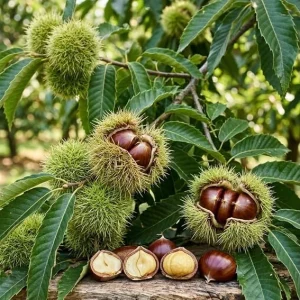 Chestnut Tree Live Plant, Sweet Nut Tree, Deciduous Shade, 6-10 Inches Tall, 4-Inch Pot, Outdoor - Image 6