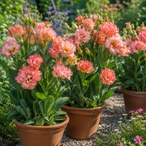 Coral Eustoma Lisianthus Seeds - 20 Seeds - Vibrant Double Rose-Like Blooms - Cut Flower - Image 8