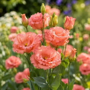 Coral Eustoma Lisianthus Seeds - 20 Seeds - Vibrant Double Rose-Like Blooms - Cut Flower - Image 9