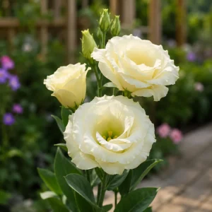 Cream Lisianthus Seeds (Eustoma grandiflorum) - Double Rose-Like Flowers - 20 Seeds - Image 13
