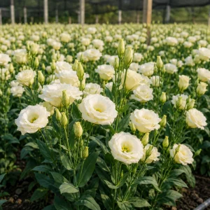 Cream Lisianthus Seeds (Eustoma grandiflorum) - Double Rose-Like Flowers - 20 Seeds - Image 8