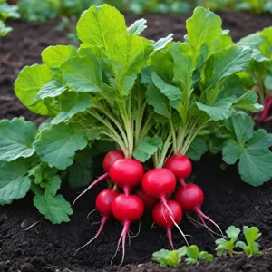 Crimson Giant Radish Seeds - 30 Heirloom Fast Growing Red Radish Seeds - Image 13
