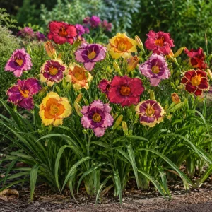 Eyezone Daylily Mix Seeds - Hemerocallis hybrida - 20 Seeds - Contrasting Eye Pattern Blooms - Image 5