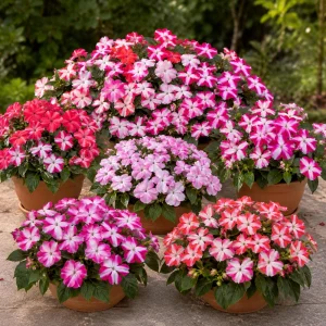 Impatiens Seeds Star Mix - Annual Flower Seeds for Shade Gardens - 20 Seeds - Image 3
