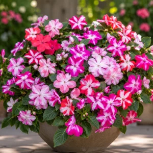 Impatiens Seeds Star Mix - Annual Flower Seeds for Shade Gardens - 20 Seeds - Image 4