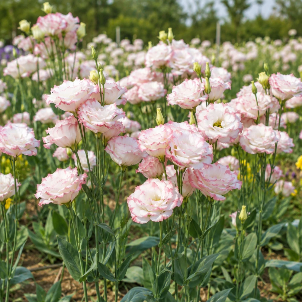 Lisianthus Echo Pink Picotee Seeds - Bicolor Double Flowers, Rose & White, 20 Seeds - Image 6