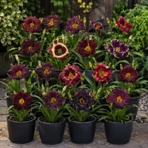 Near Black Daylily Seeds - Hemerocallis hybrida - 20 Seeds - Deep Purple Blooms - Image 8