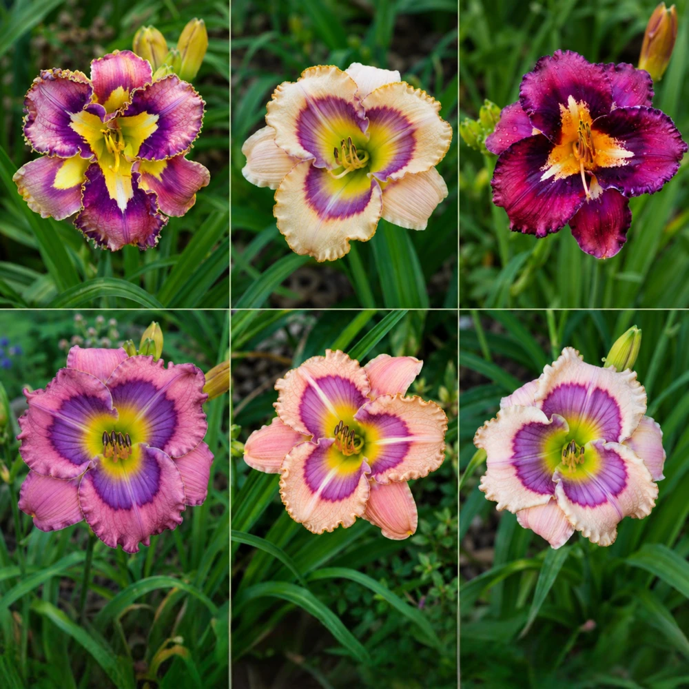Patterned Daylily Mix Seeds - Hemerocallis hybrida - 20 Seeds - Unique Bi-Color Blooms - Image 8