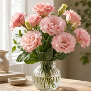 Peach Lisianthus Seeds - Eustoma grandiflorum - Double Rose-Like Blooms - 20 Seeds - Image 2
