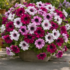 Petunia Triumph Mix Seeds - 20 Count Multicolor Ruffled Flower Seeds - Image 12