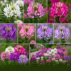 Queen Mix Cleome Seeds - Mixed Spider Flower Blooms - Tall Annual - 20 Seeds - Image 9