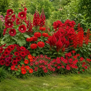 Red Flower Mix Seeds - 20 Seeds - Vibrant Annual & Perennial Garden Flowers - Image 2