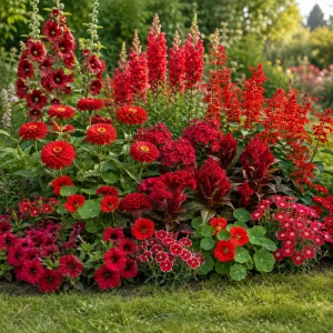 Red Flower Mix Seeds - 20 Seeds - Vibrant Annual & Perennial Garden Flowers - Image 4