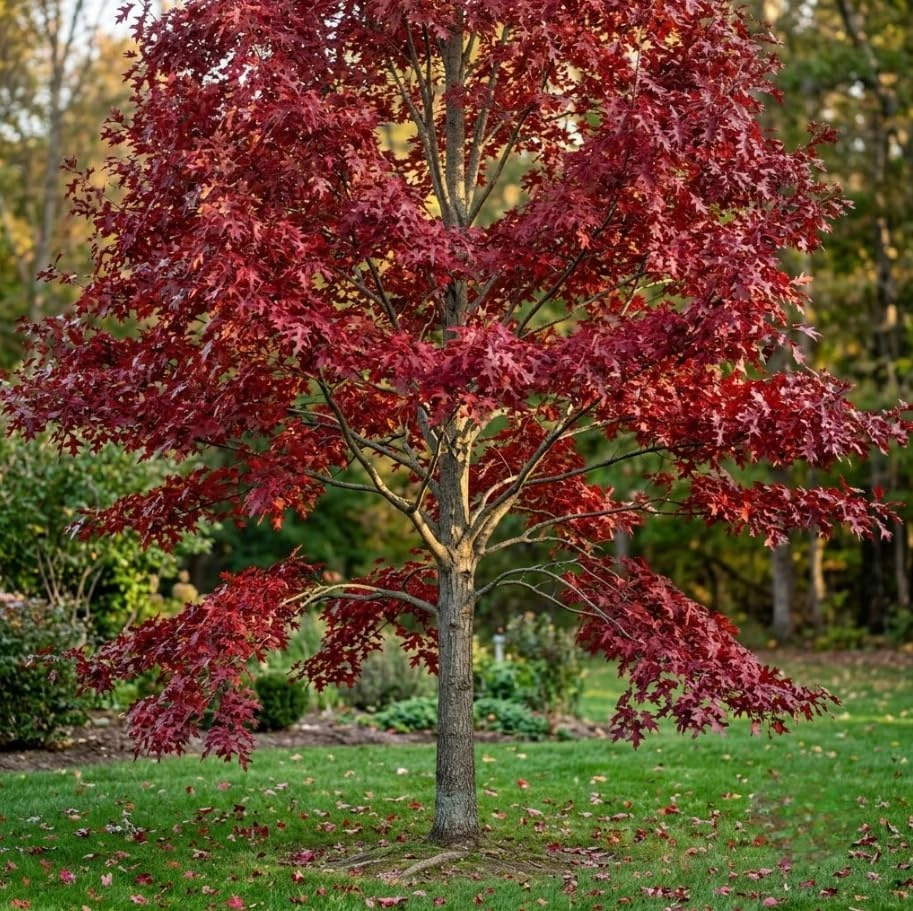 Red Oak Tree Live Plant, 6-12 Inch Tall, 4 Inch Pot, Fast Growing Outdoor Deciduous - Image 2