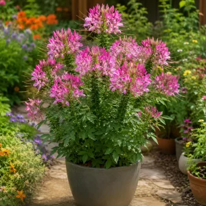 Rose Queen Cleome Seeds - 20 Count - Pink Spider Flower - Tall Annual - Image 5