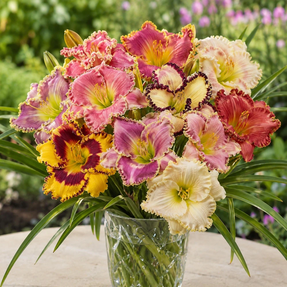Ruffled Daylily Mix Seeds - Hemerocallis hybrida - 20 Seeds - Hardy Perennial Flower - Image 2