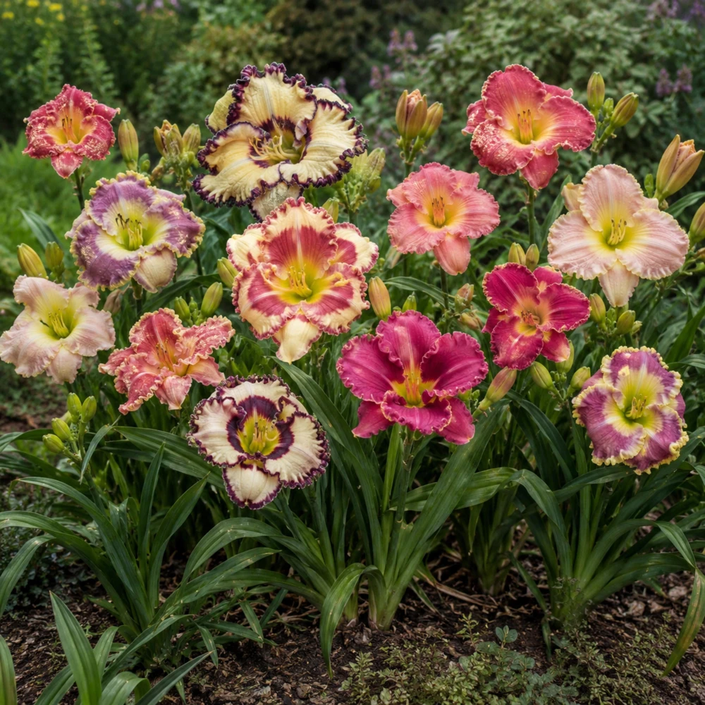 Ruffled Daylily Mix Seeds - Hemerocallis hybrida - 20 Seeds - Hardy Perennial Flower - Image 6