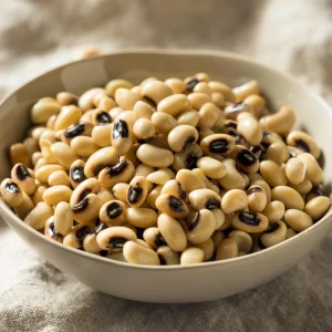 Semillas de guisantes de ojo negro - Variedad de caupí tradicional - Frijoles de mata baja de alto rendimiento - Frijoles cremosos de ojo oscuro fáciles de cultivar para el jardín - Image 2