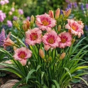 Strawberry Candy Daylily Seeds - Pink Bi-Color Hemerocallis hybrida - 20 Seeds - Image 4
